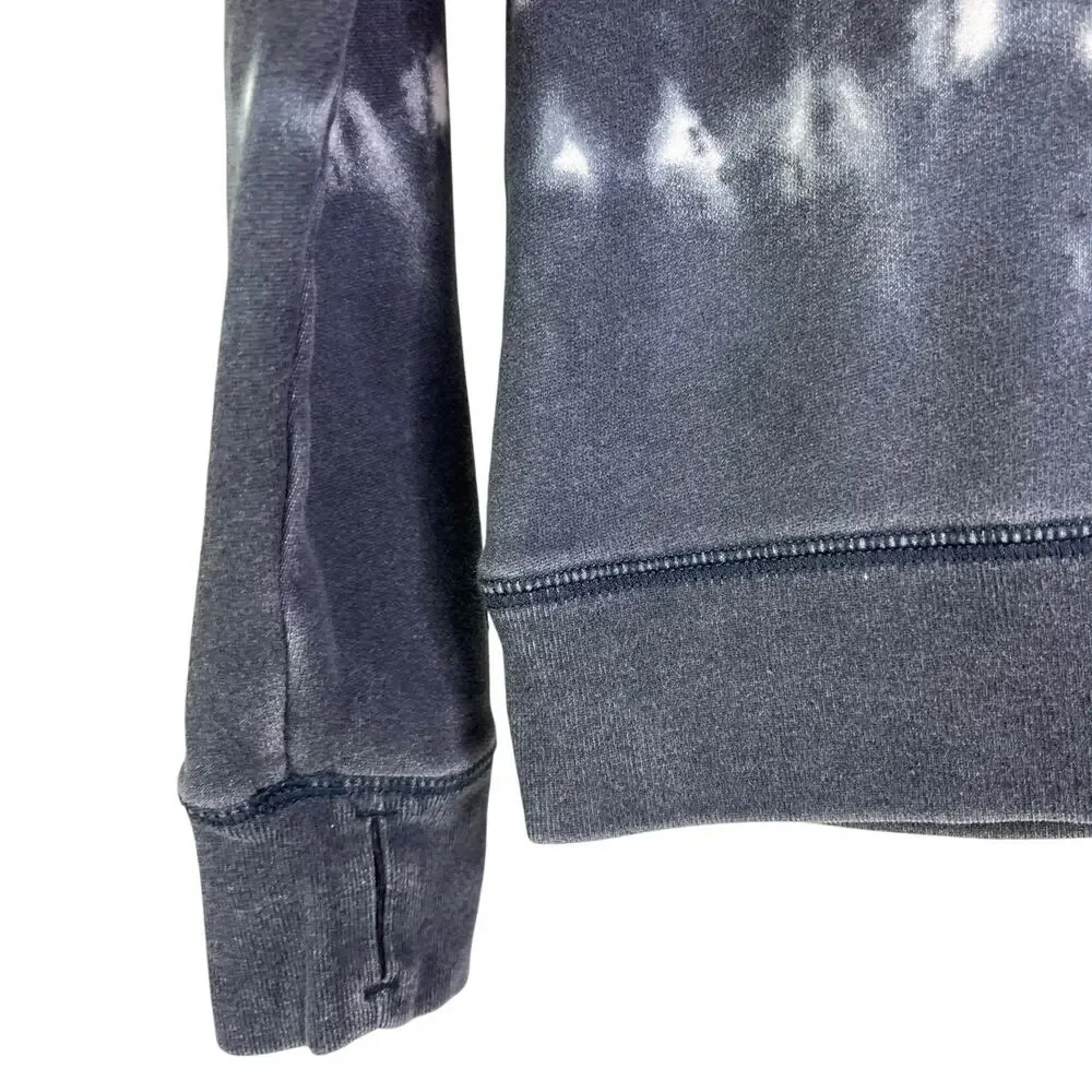 Abercrombie Kids Tie Dye‎ Sweatshirt 15/16 White Gray Fuschia Hoodie Pullover